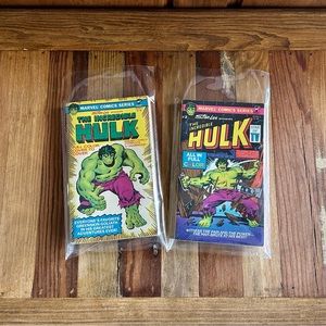 The Incredible Hulk paperbacks